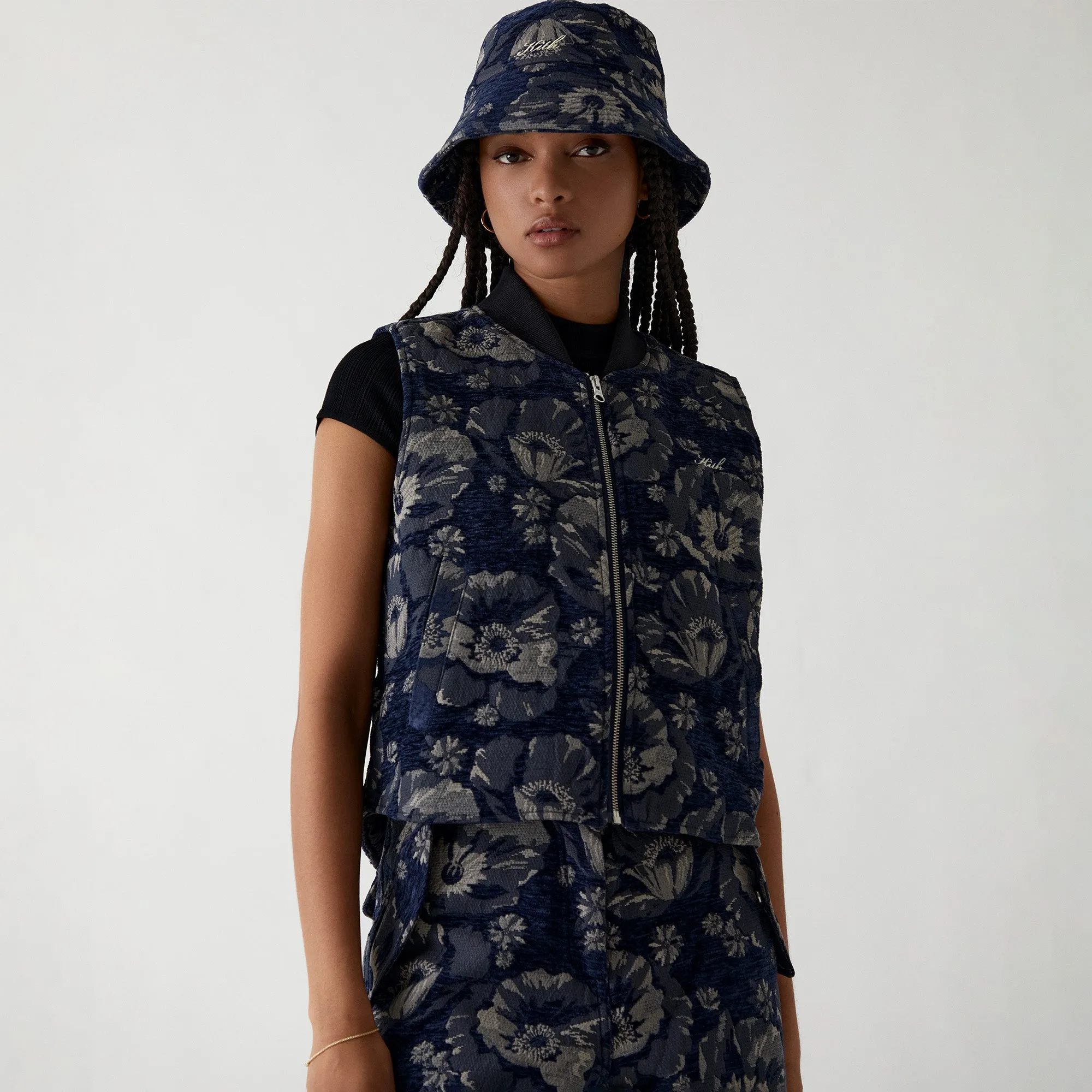 Kith Women Bryn Chenille Poppy Vest - Ink