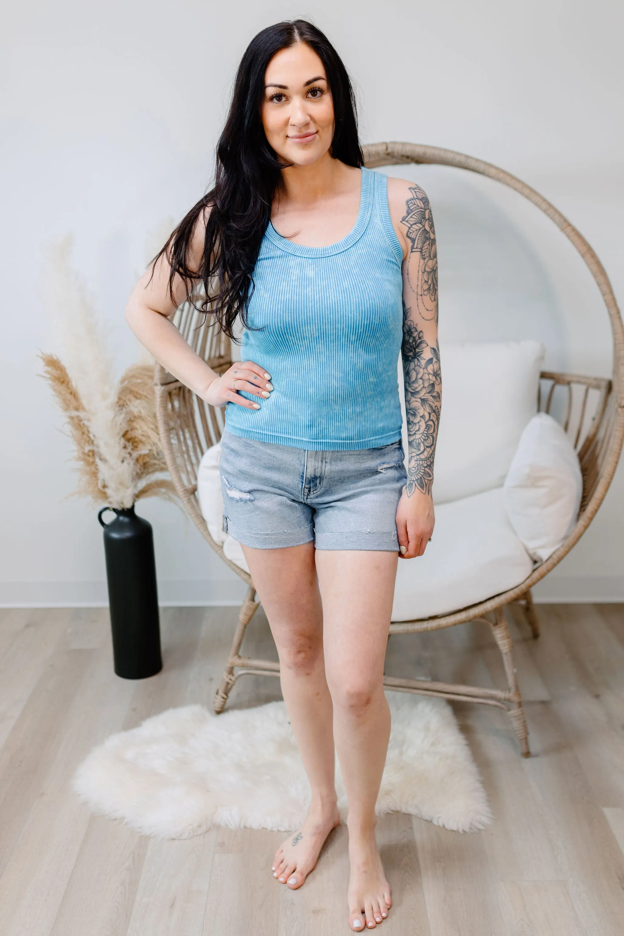 Larissa Tank Top - Electric Blue