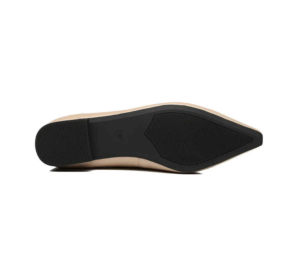 Leather Flats Women Sera