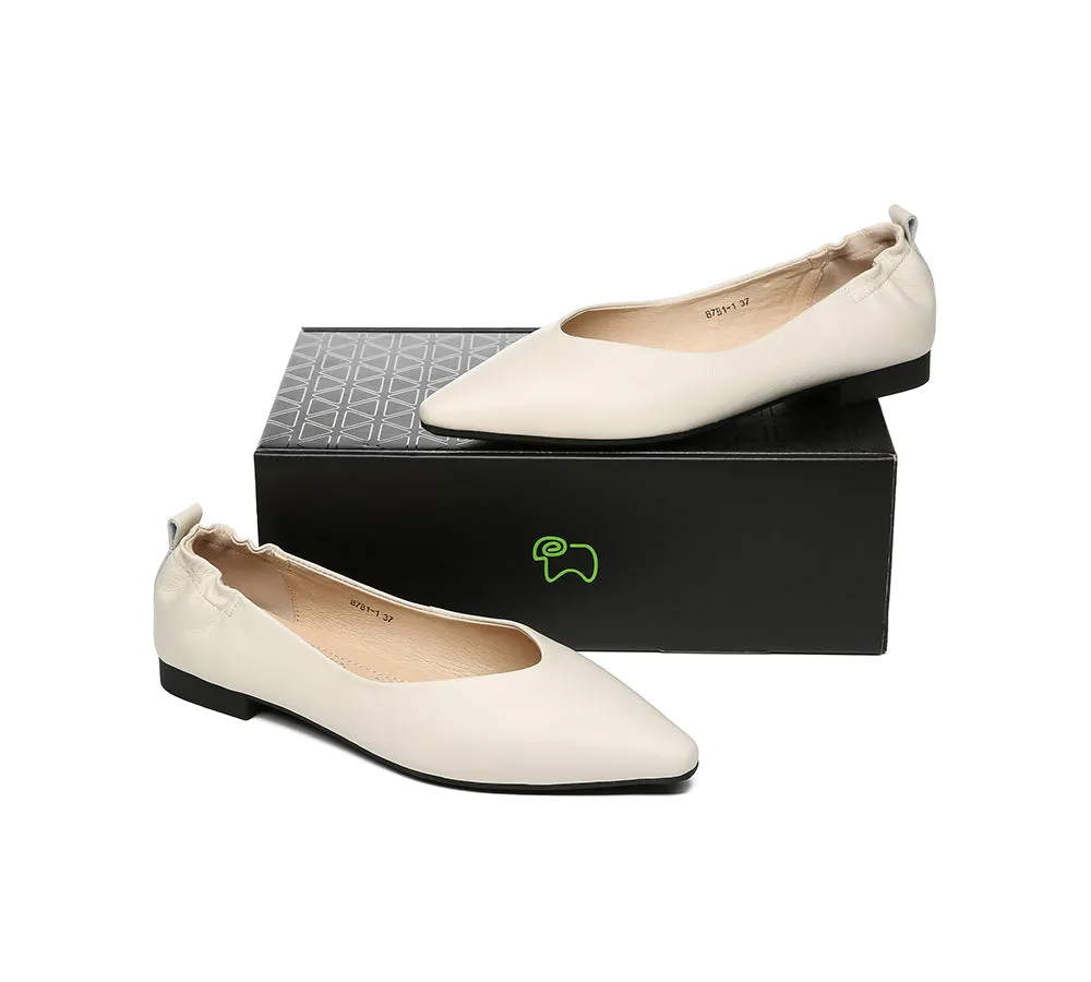 Leather Flats Women Sera