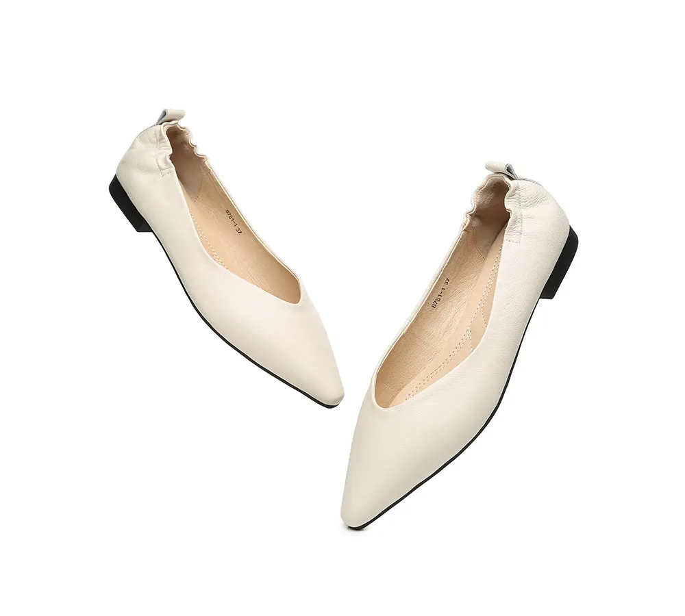 Leather Flats Women Sera