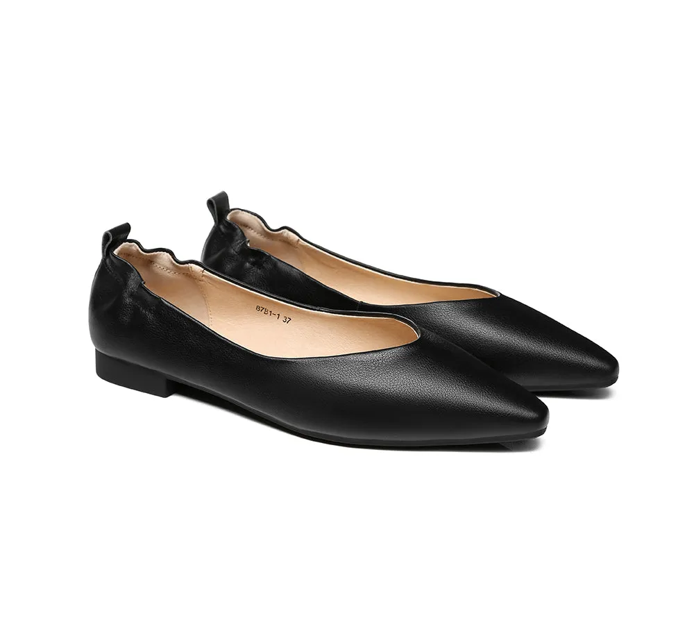 Leather Flats Women Sera