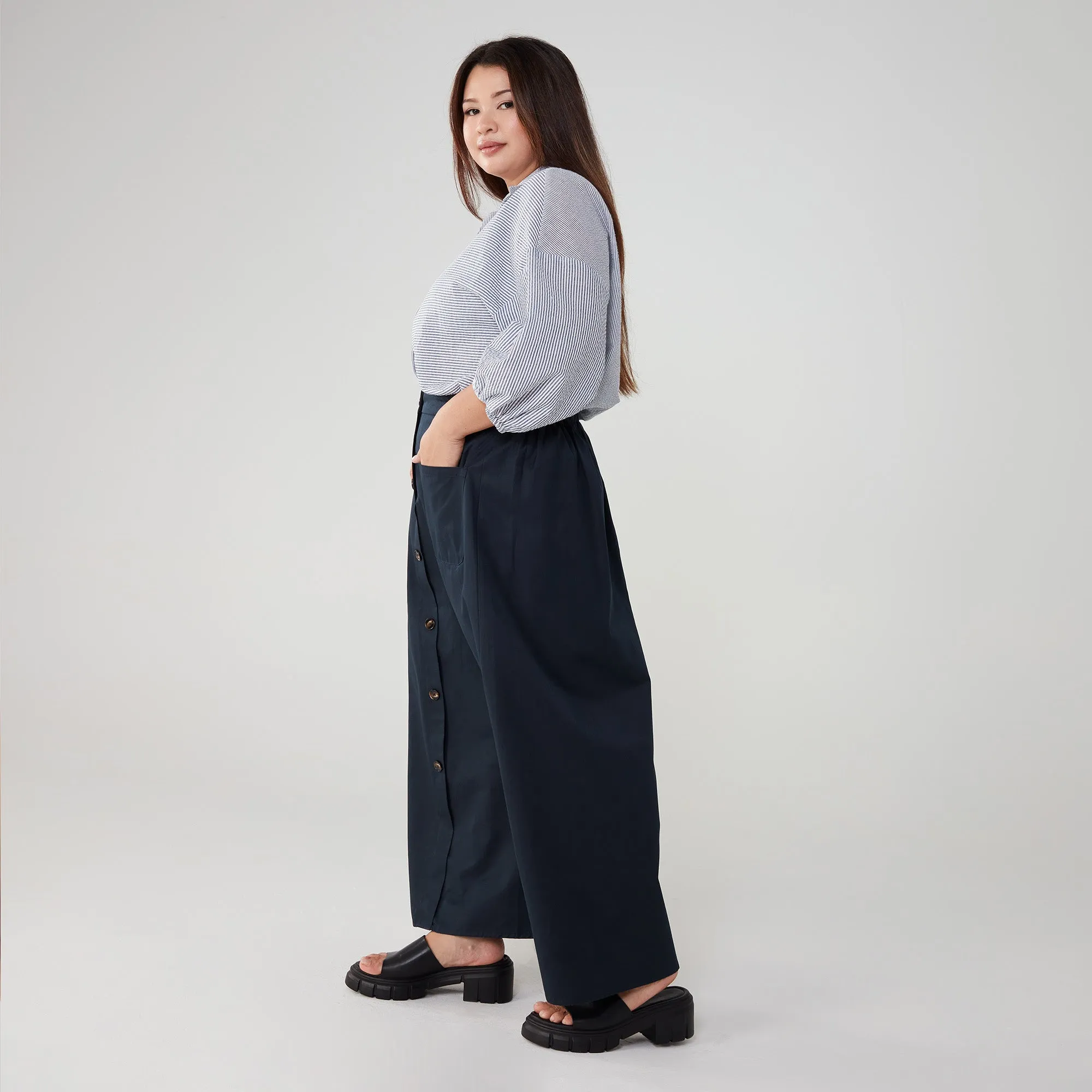 Long Twill Skirt