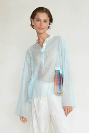 Maisie Blouse Aqua