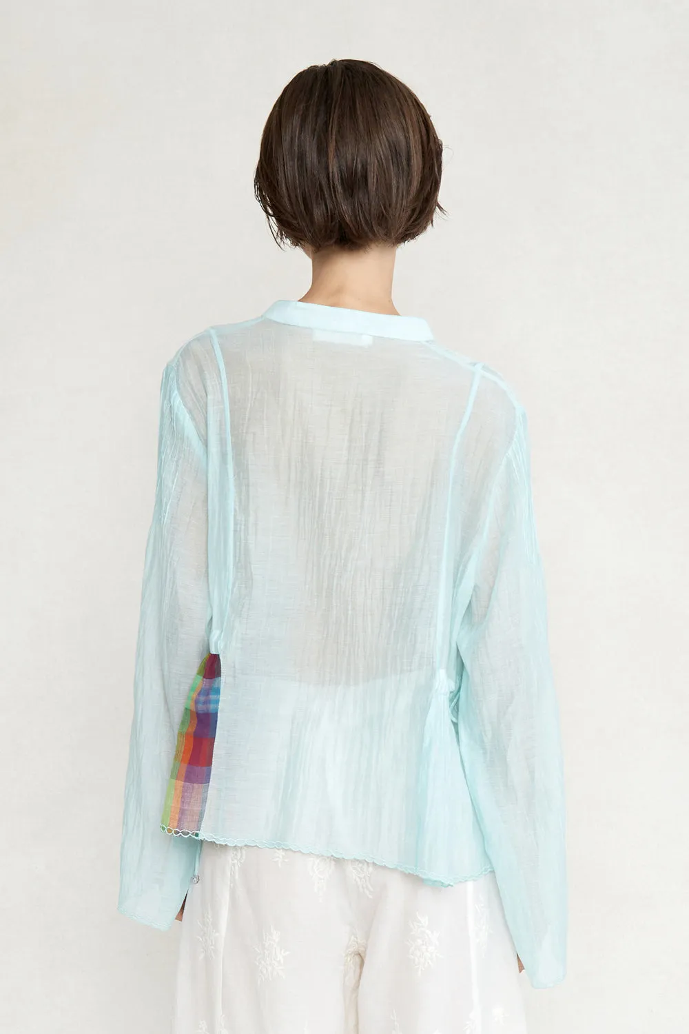 Maisie Blouse Aqua