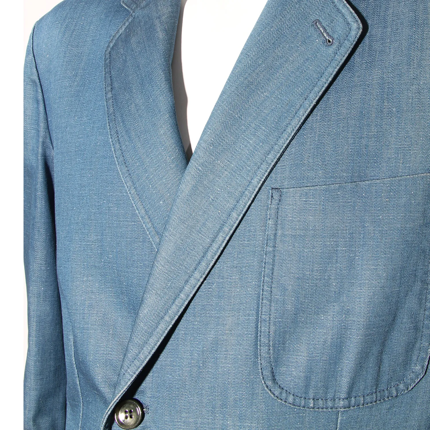 Men's Blue Denim Blazer