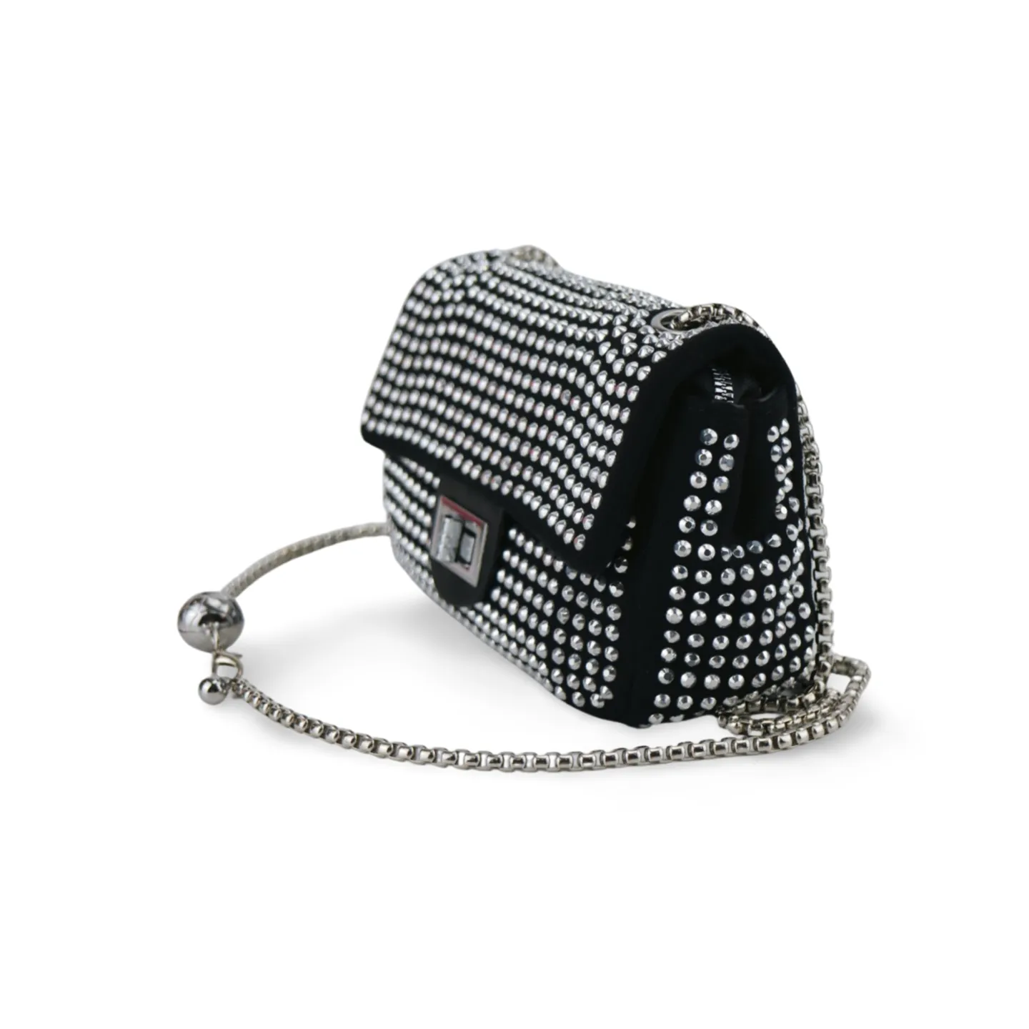 Mint Rhinestone Studded Purse For Women