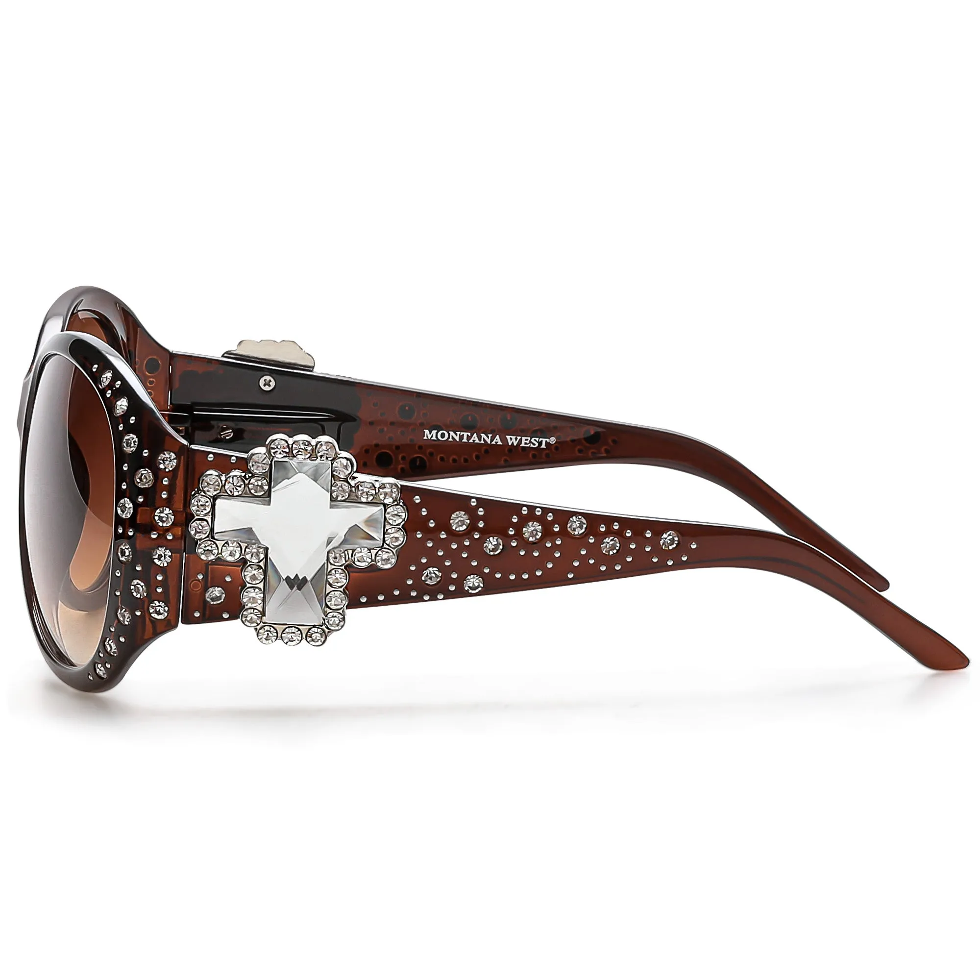 Montana West Cross Sunglasses For Women