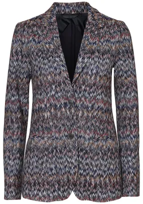 Multicolour Zig Zag Blazer