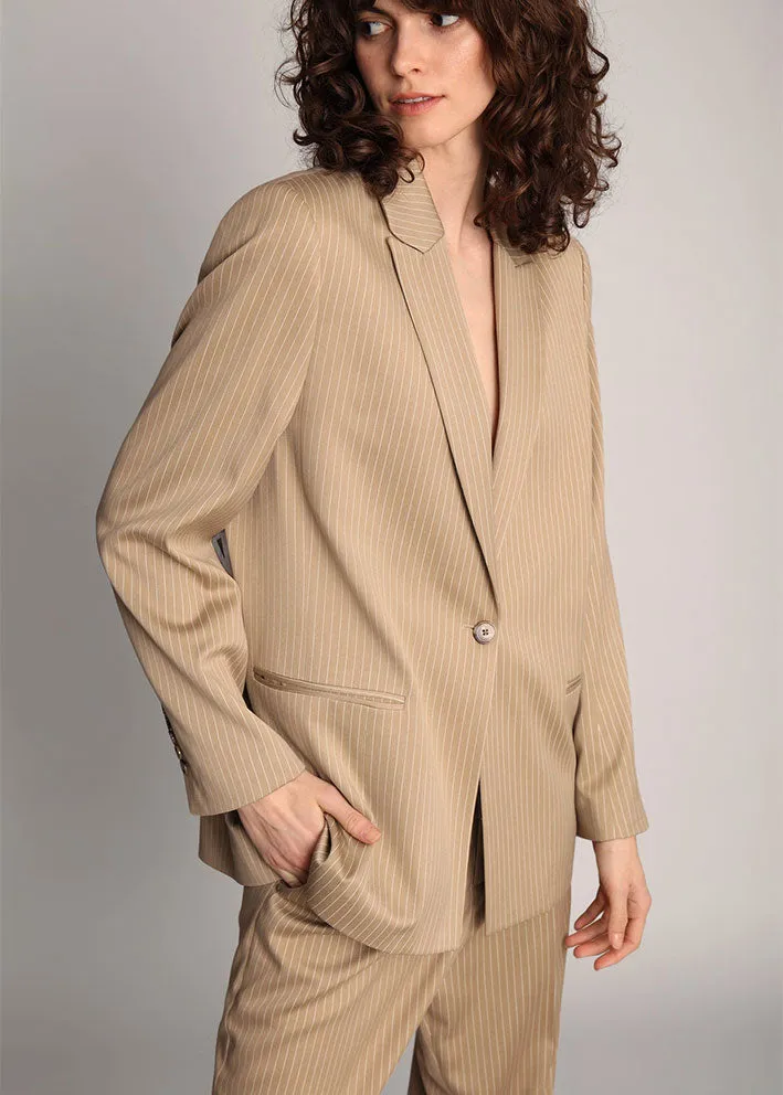 Beige Munthe Lussima Tailored Blazer