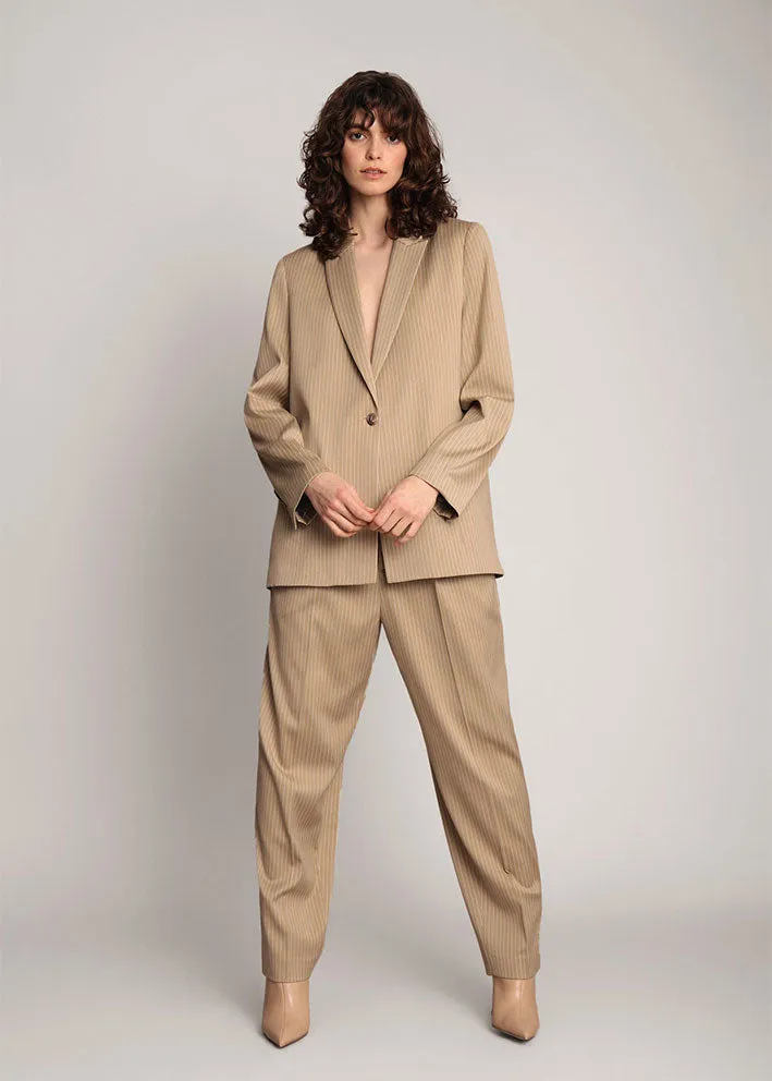 Beige Munthe Lussima Tailored Blazer