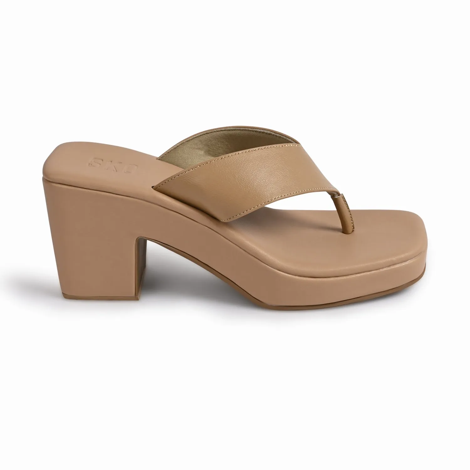 Nude Thong Platforms For Women