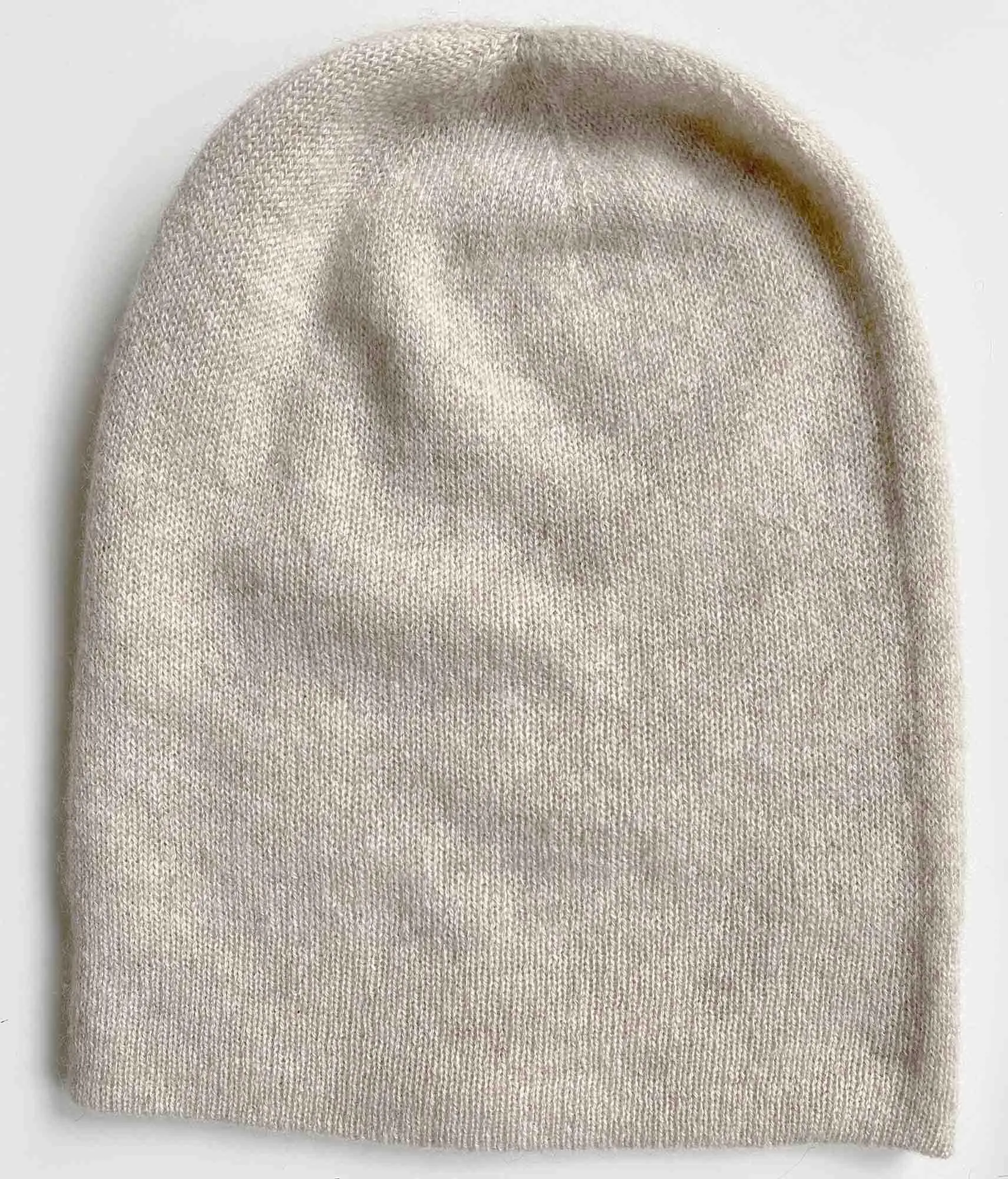 Oat cashmere beanie hat for Women