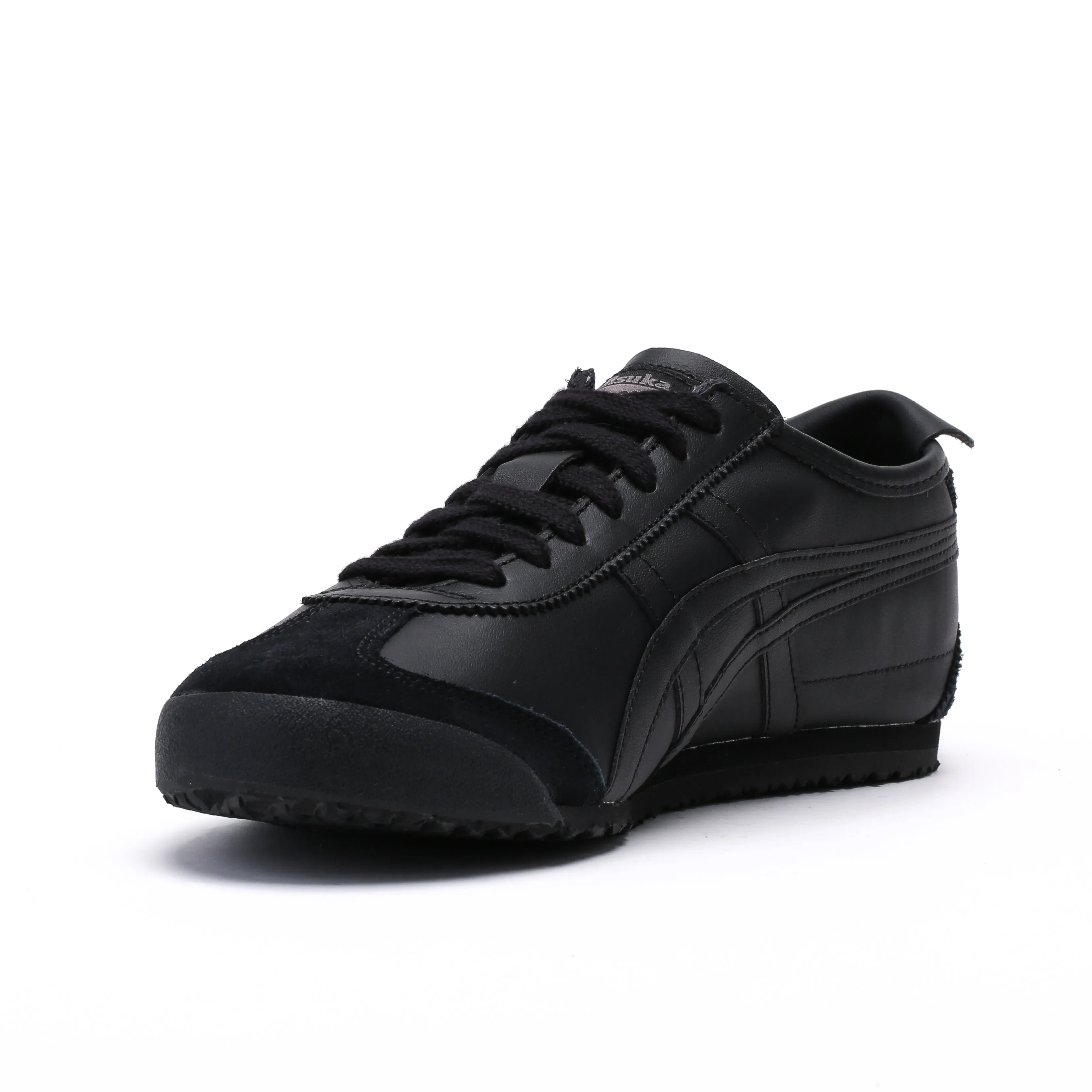 Onitsuka Tiger Mexico66 Sneakers - Black/Black (D4J2L-9090) - Classic Retro Style Athletic Footwear