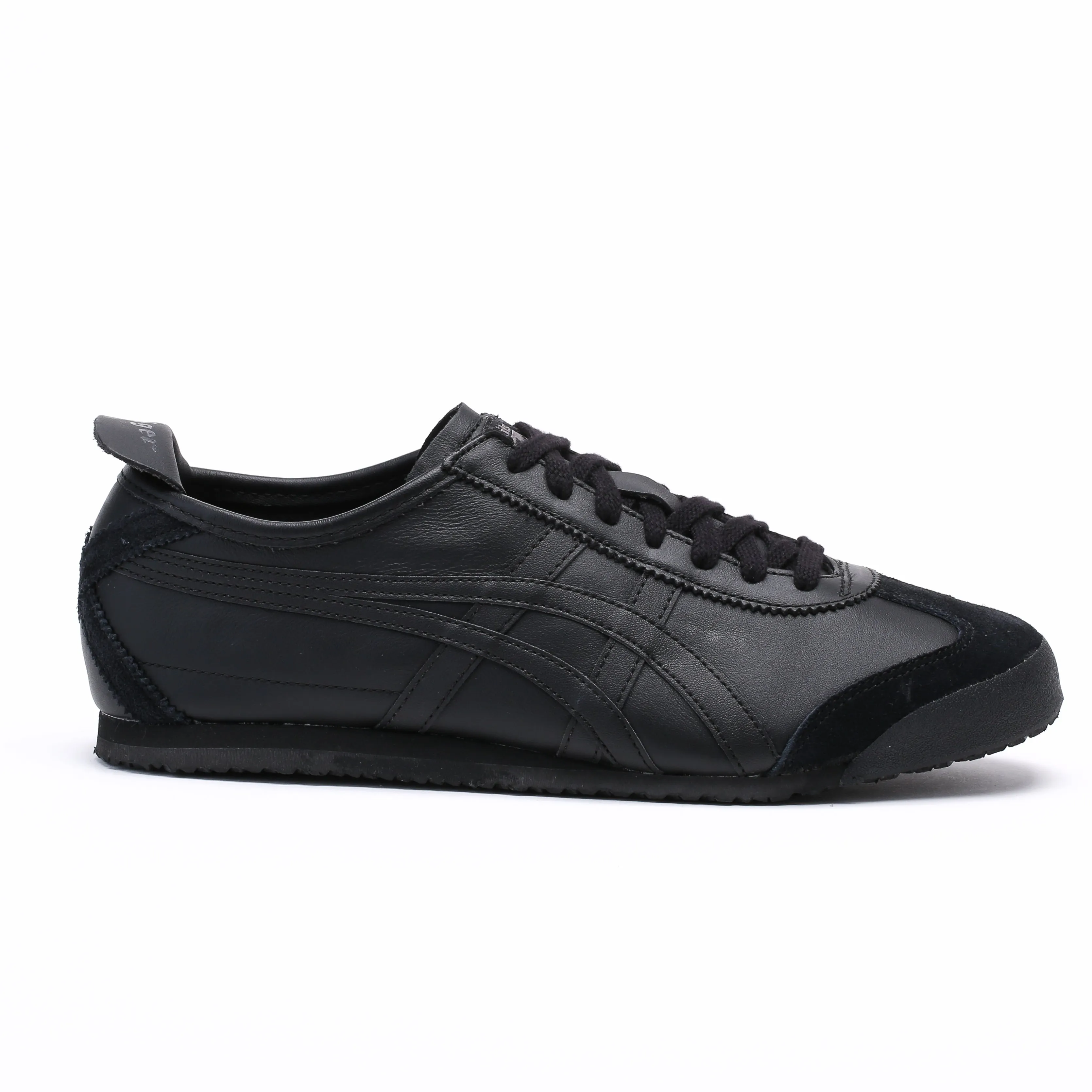 Onitsuka Tiger Mexico66 Sneakers - Black/Black (D4J2L-9090) - Classic Retro Style Athletic Footwear