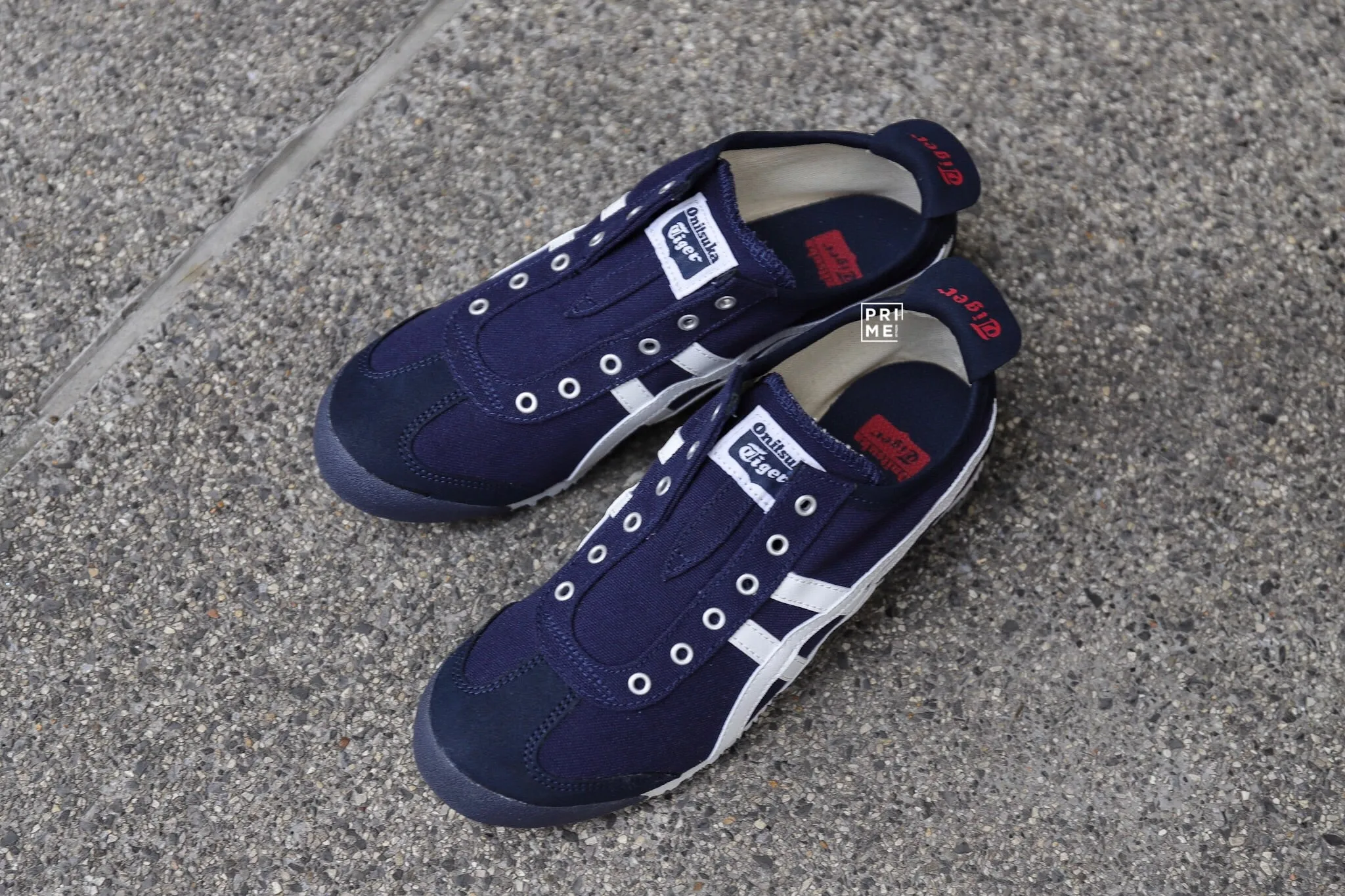 Onitsuka Tiger Mexico66 Slip on Navy/Off White (D3K0N-5099)