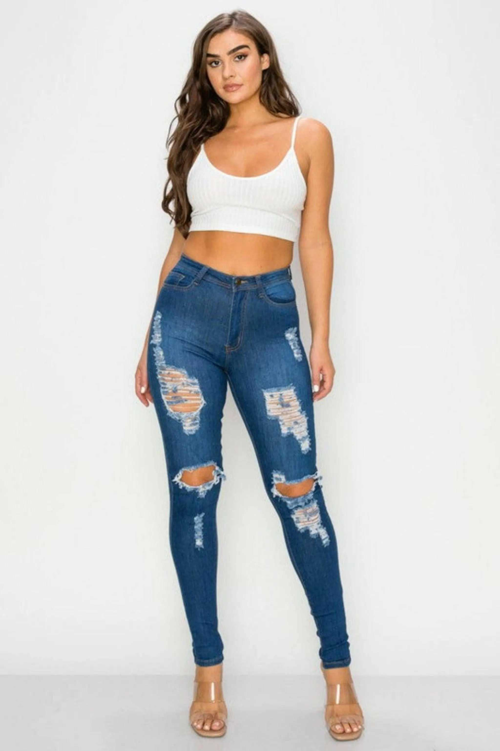 Ootd Vibes High Waisted Women Jeans