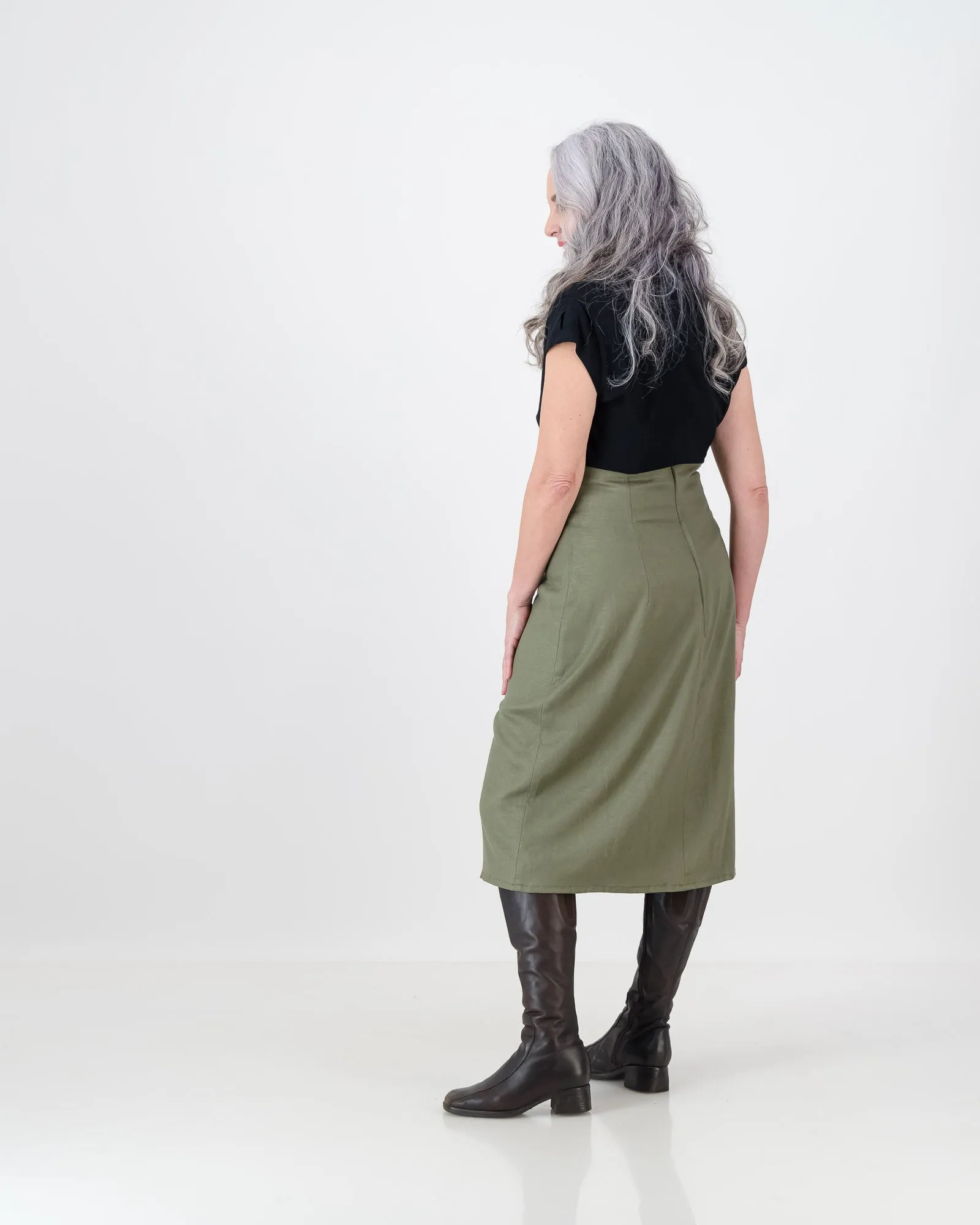 ophelia skirt - khaki green