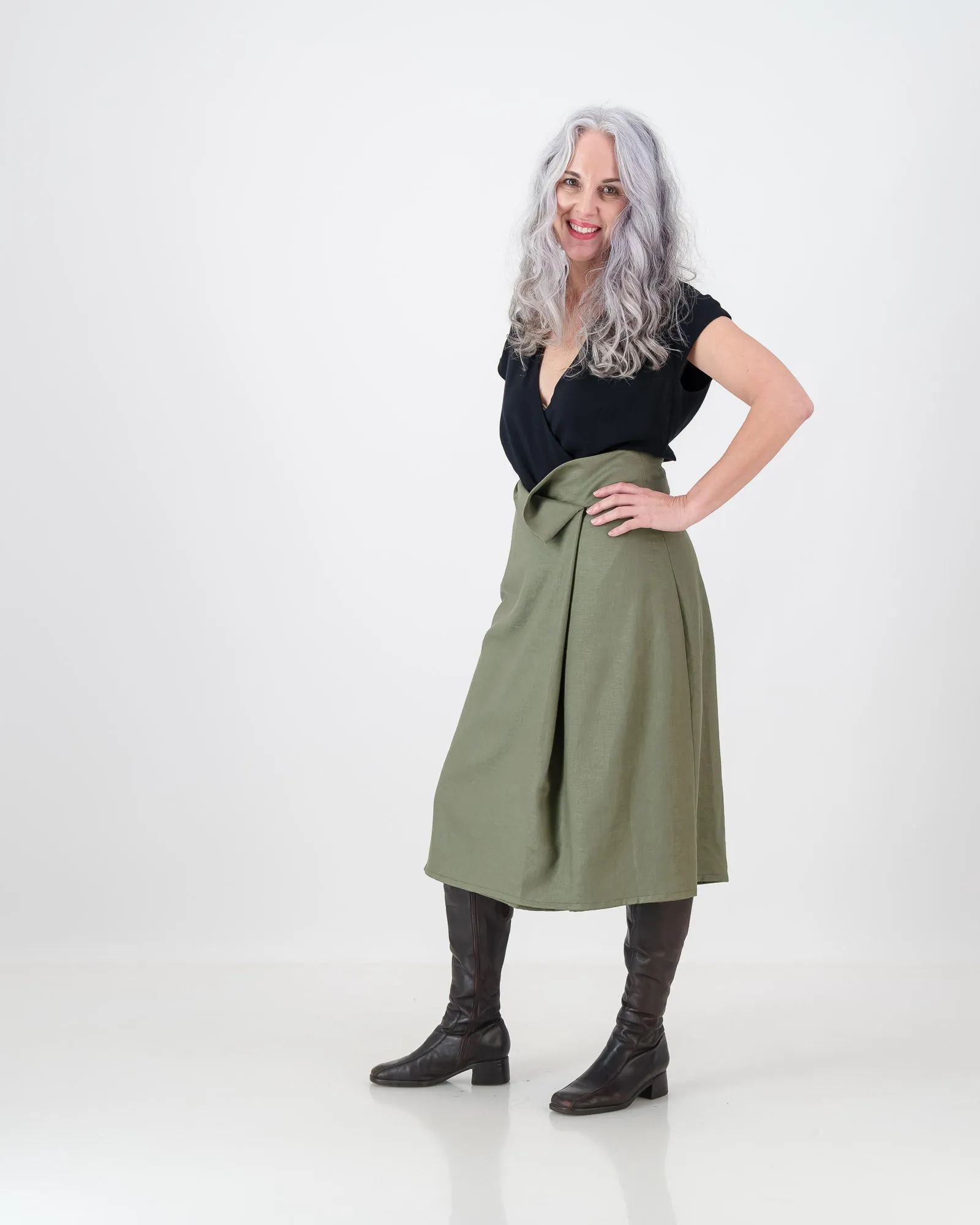 ophelia skirt - khaki green