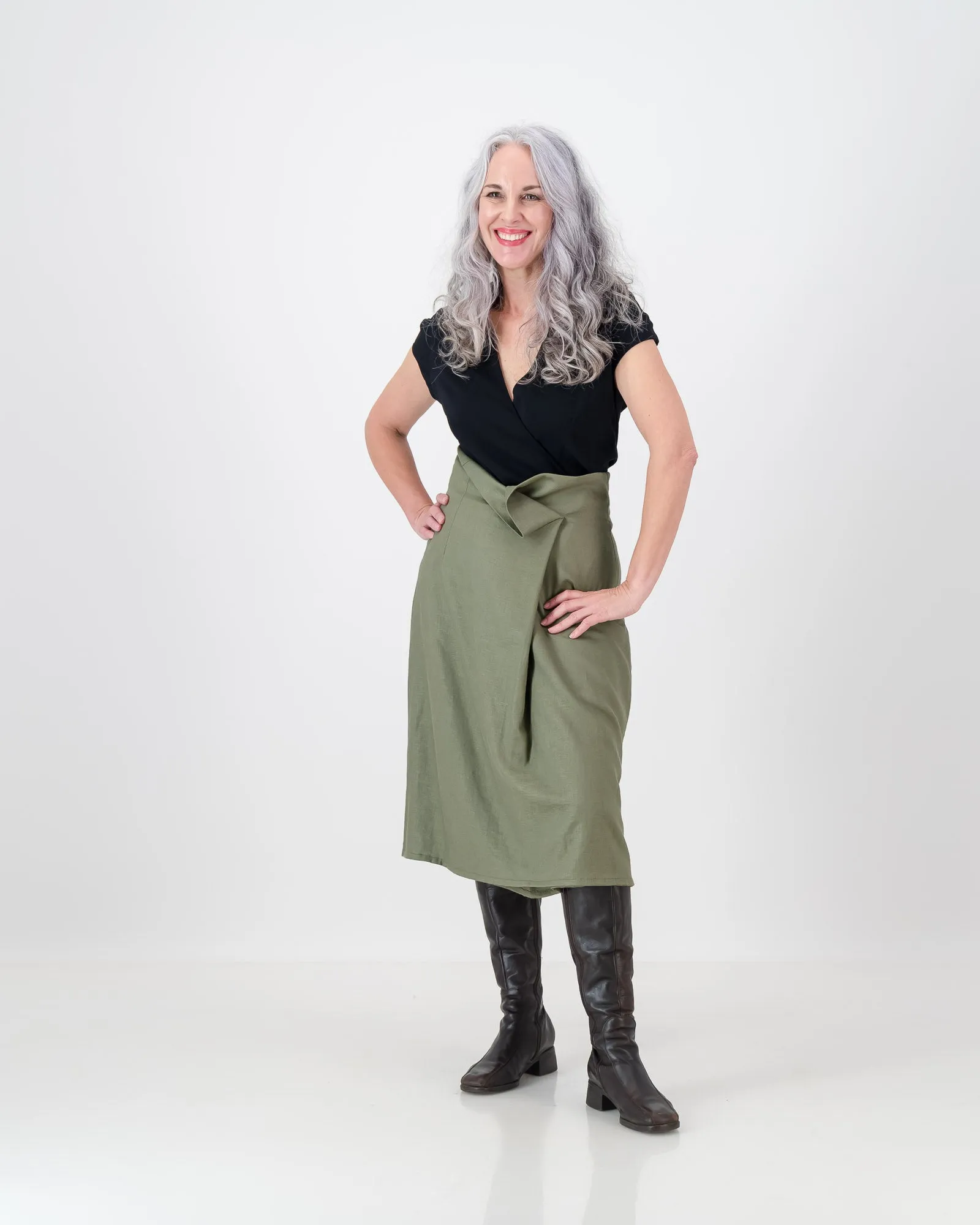 ophelia skirt - khaki green