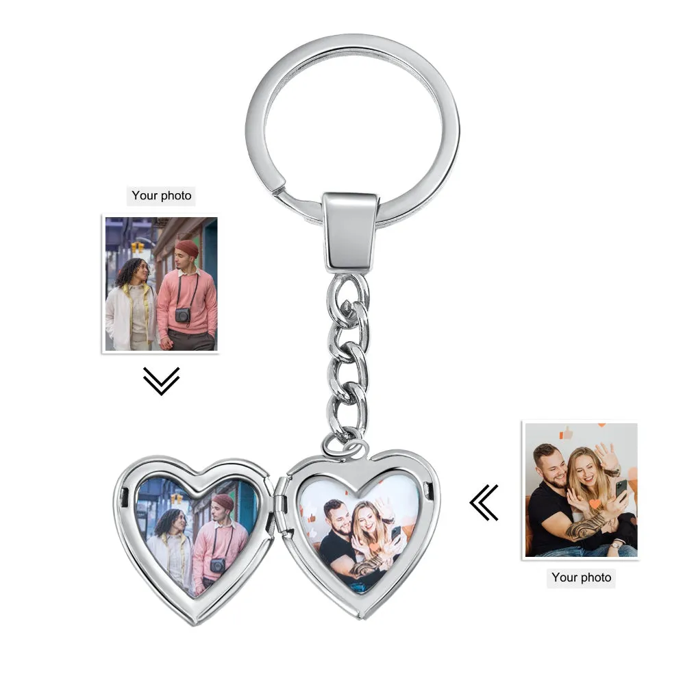 Personalized Custom Photo Keychain For Women