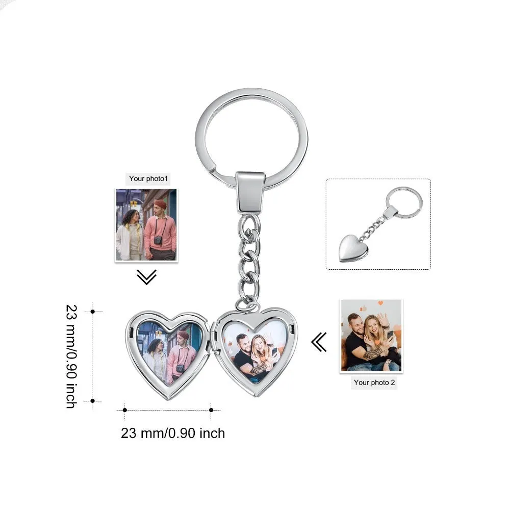 Personalized Custom Photo Keychain For Women