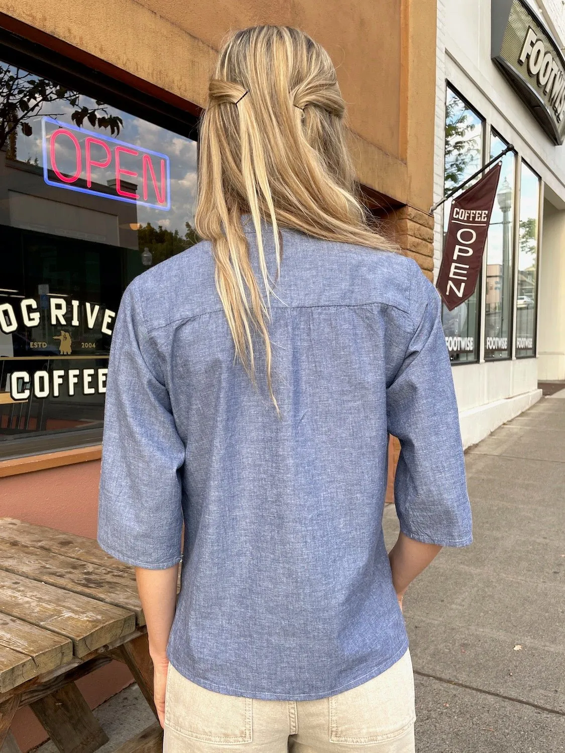 Ramona Chambray Blouse