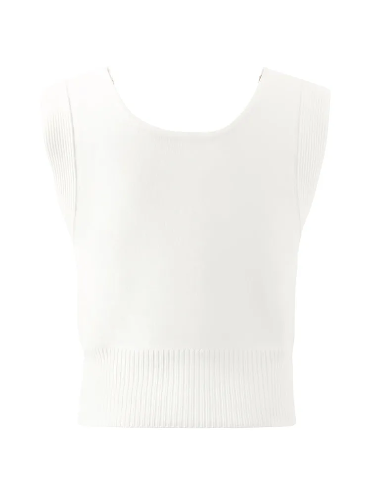 Reversible Women Knitted Tank Top