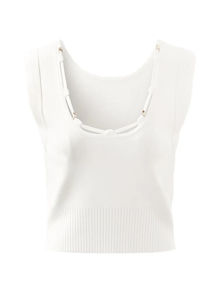 Reversible Women Knitted Tank Top