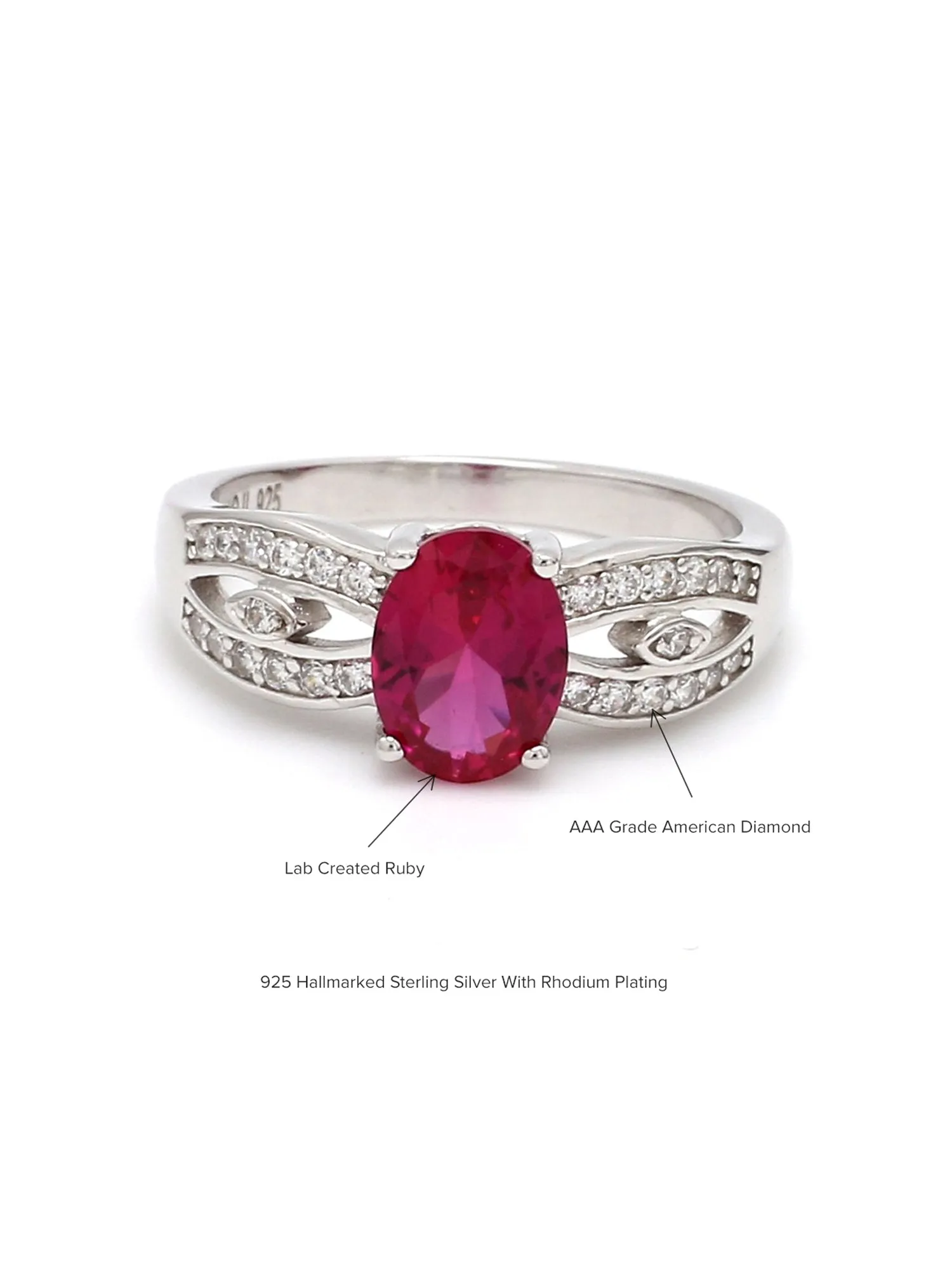 Ruby Promise Ring For Women