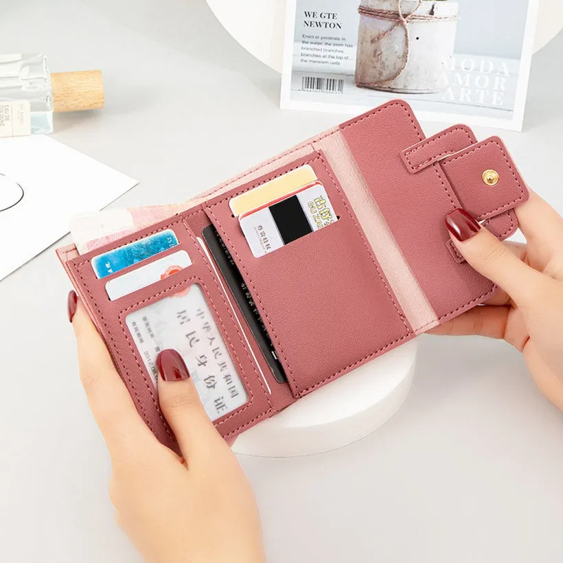 Slim Large Capacity Square Women Wallet