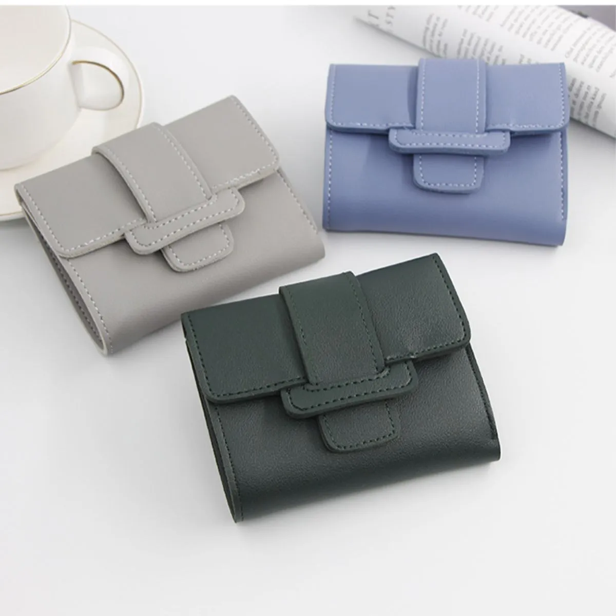 Slim Large Capacity Square Women Wallet