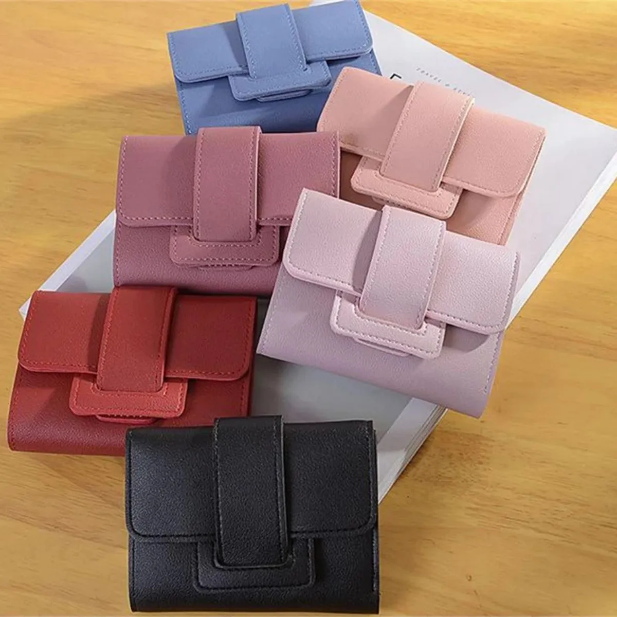 Slim Large Capacity Square Women Wallet