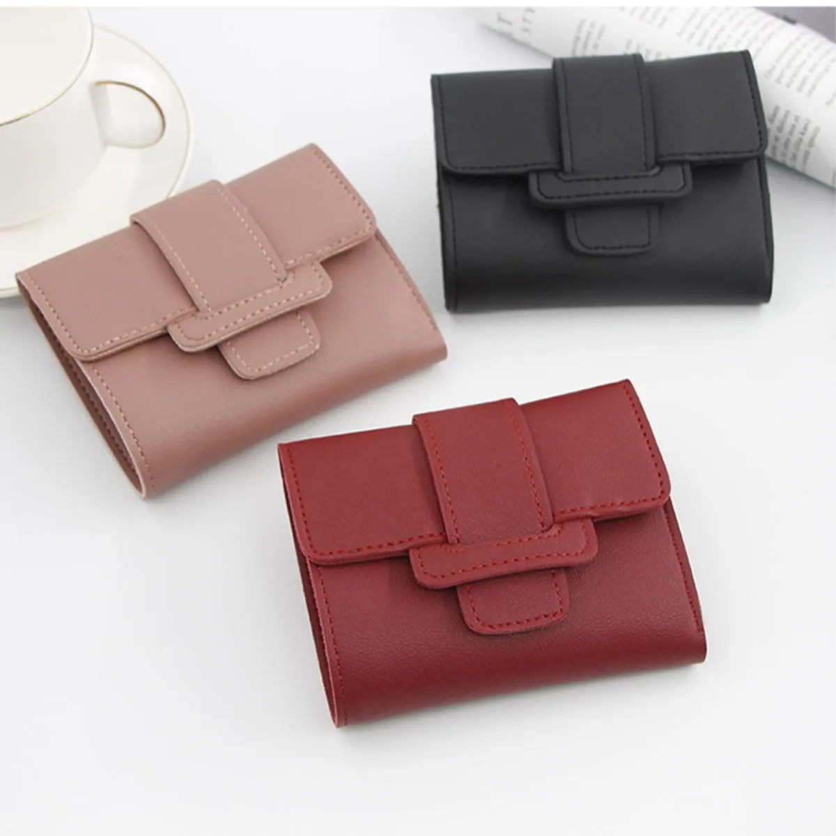 Slim Large Capacity Square Women Wallet