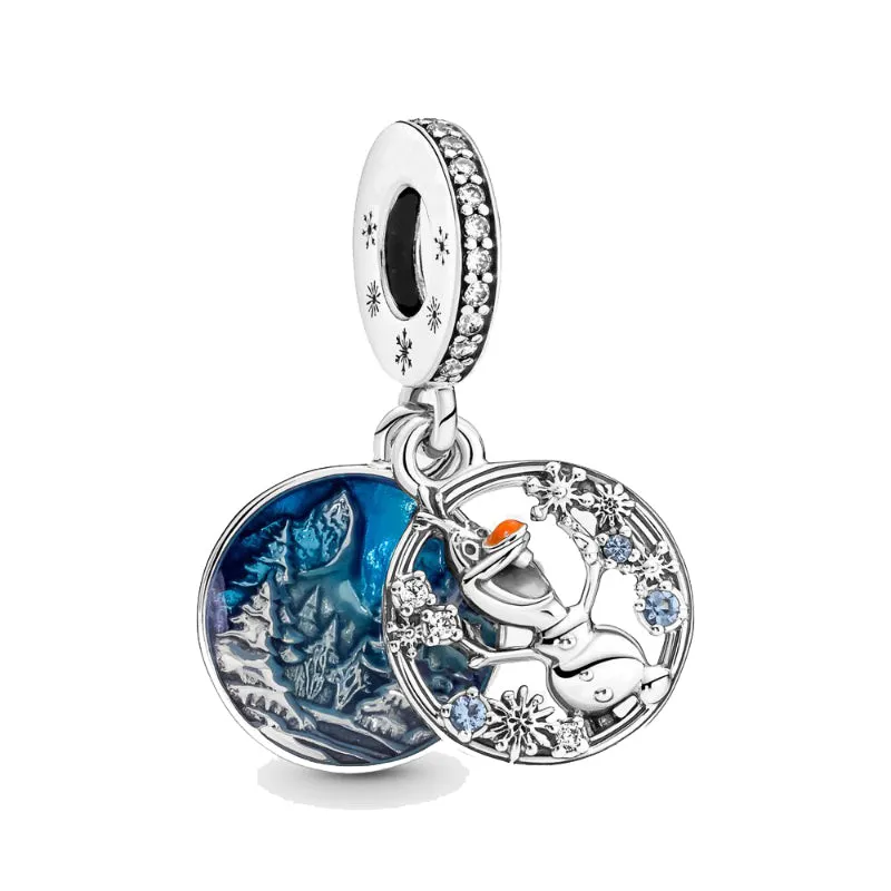 Sterling Silver Classic Cartoon Charms For Women