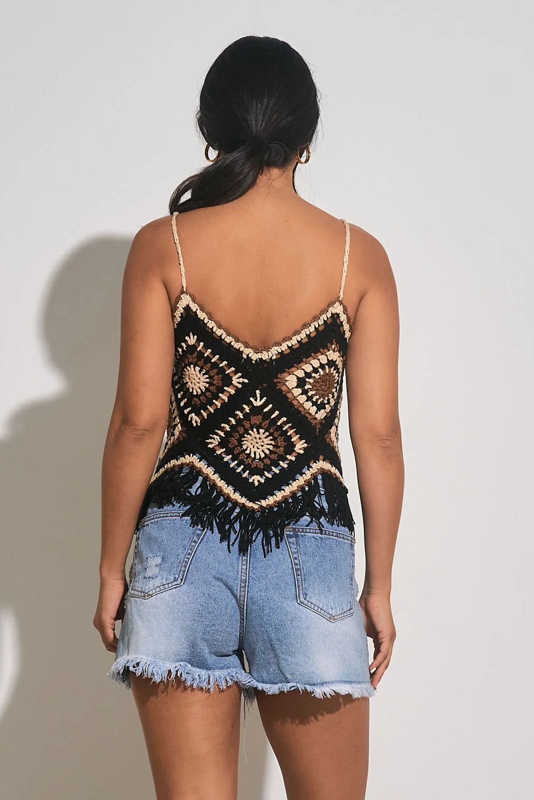 Tank Top w/ Fringe Bottom