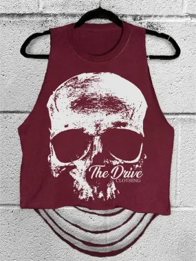 THE DRIVE CROP TANK TOP*MAROON*