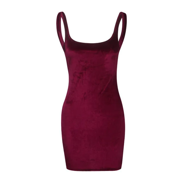 Velvet Dress Women