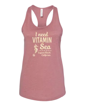 Vitamin Sea Tank Top - Heather Mauve