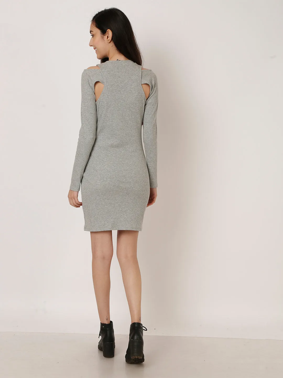 Women Grey Party Dress