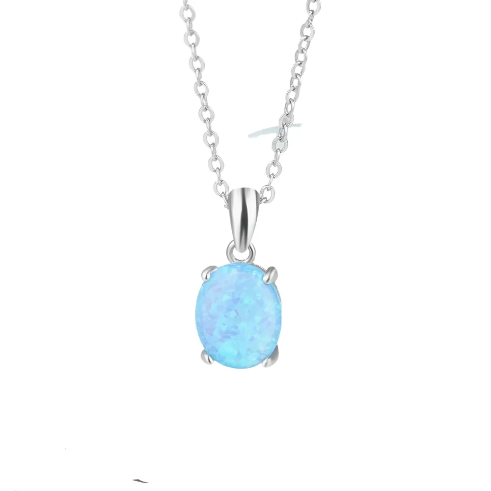 Women Milky Opal Pendants & Necklaces