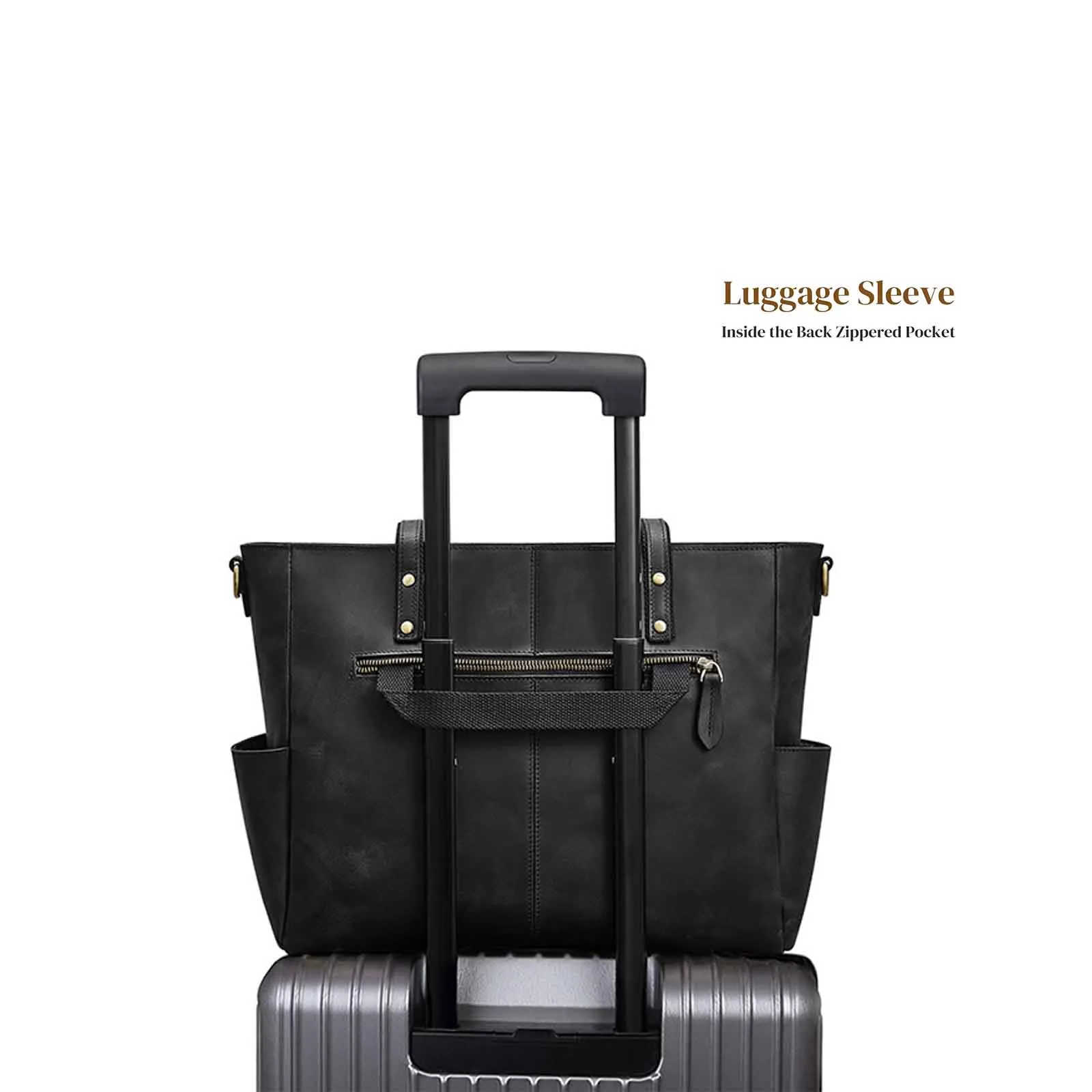 Women Vintage Genuine Leather Tote Bag