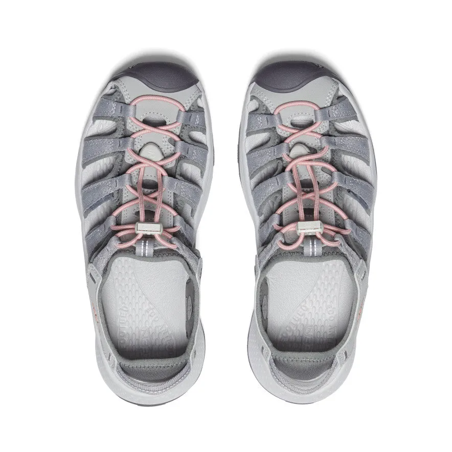 Women's Astoria West Sandal  |  Grey/Coral