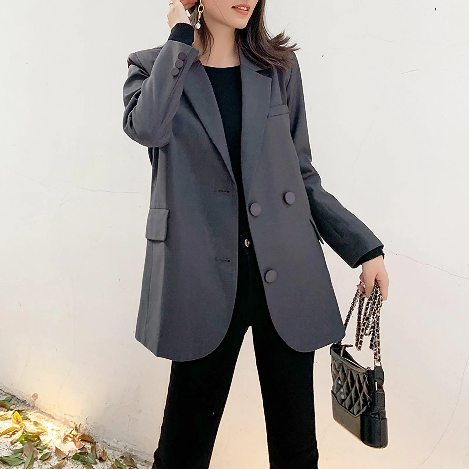 Women's Back Slit Blazer