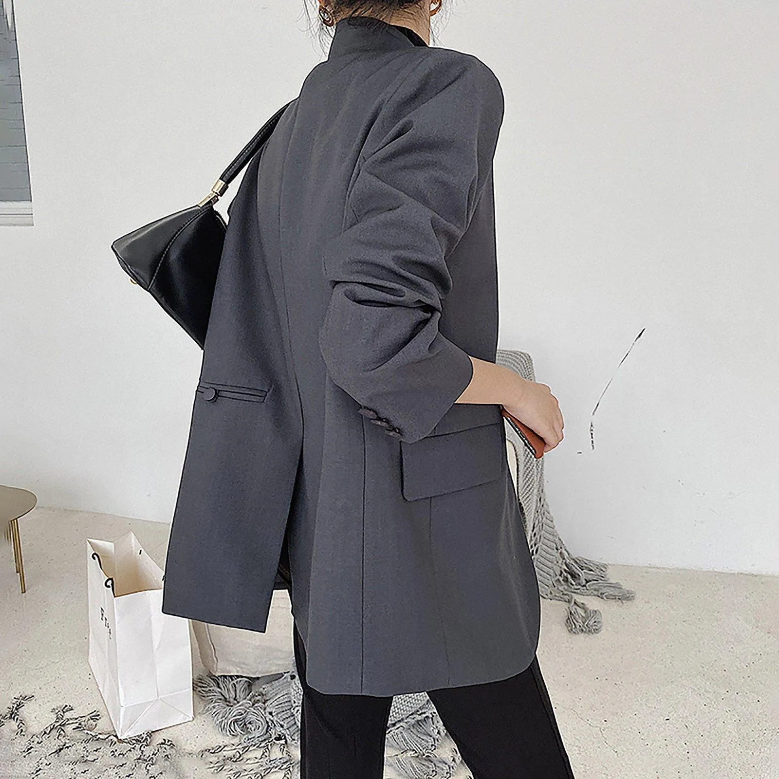 Women's Back Slit Blazer