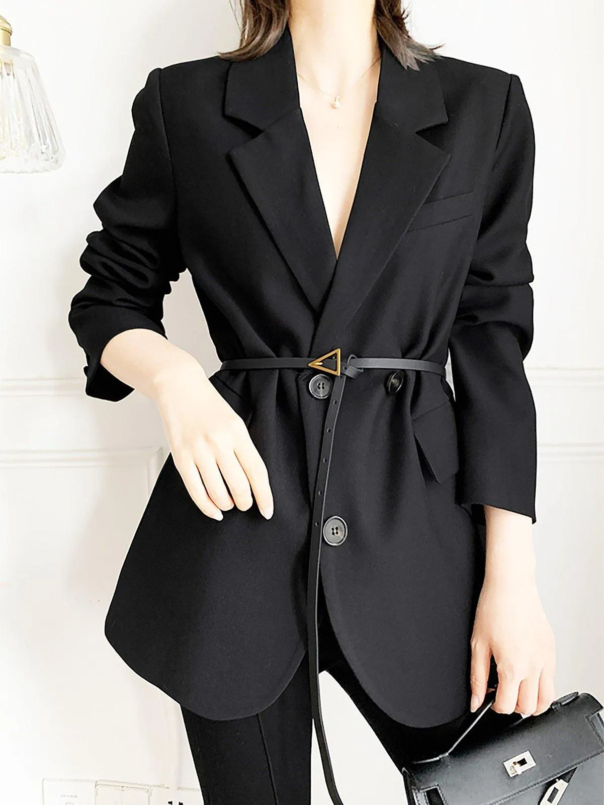 Women's Back Slit Blazer